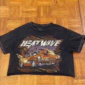 Full Tilt racing graphic crop T-shirt XS